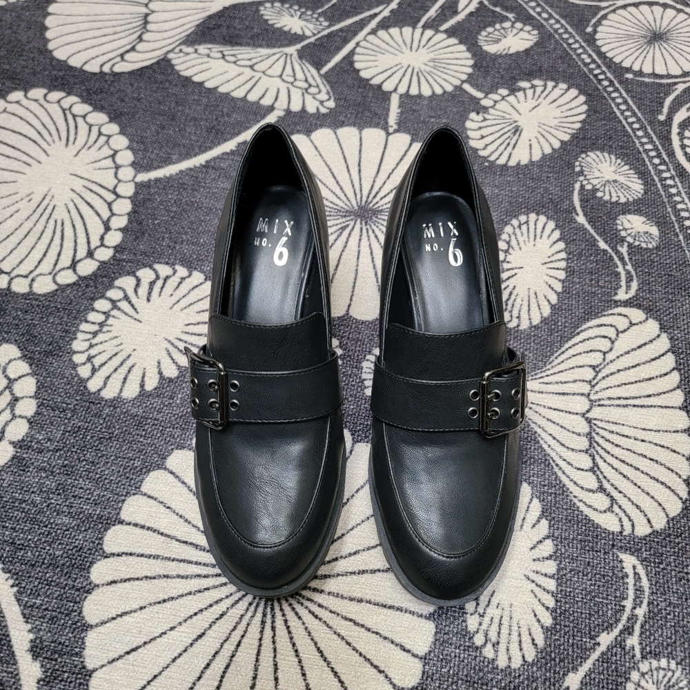 Mix no.6 Platform loafers black size 8